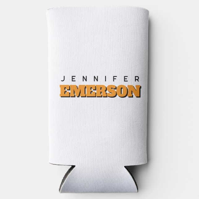 Beruflich minimalistisch modernes schlicht selters dosenkühler (Vorderseite)