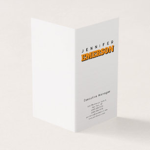 Beruflich minimalistisch modernes schlicht visitenkarten