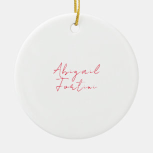 Beruflich-minimalistisch-rot-modern Keramik Ornament