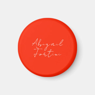 Beruflich-minimalistisch-rot-modern Magnet