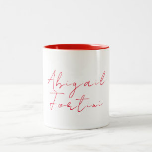 Beruflich-minimalistisch-rot-modern Zweifarbige Tasse