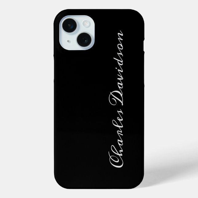 Beruflich Minimalistische Schlichte Kalligraphie S Case-Mate iPhone Hülle (Rückseite)