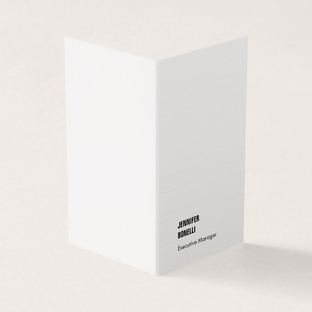 Beruflich minimalistischer moderner Stil Visitenkarten (Vorderseite)
