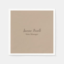 Beruflich modern Minimalistisch Serviette