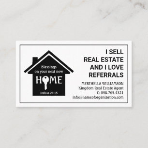 Beruflich Modern Realtor Real Anwesen Agent Visitenkarte