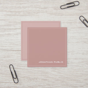 Beruflich Moderne Elegante Seide Finish Luxus Quadratische Visitenkarte