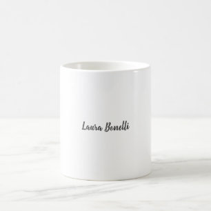 Beruflich moderne Minimalistische Bezeichnung Kall Kaffeetasse