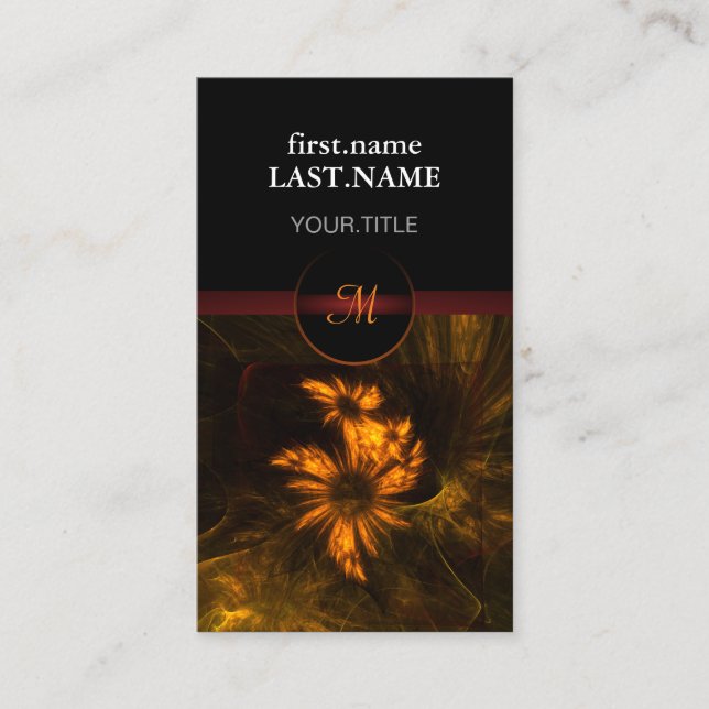 Beruflich Moderner Eleganter Cooler Garten Visitenkarte (Vorderseite)