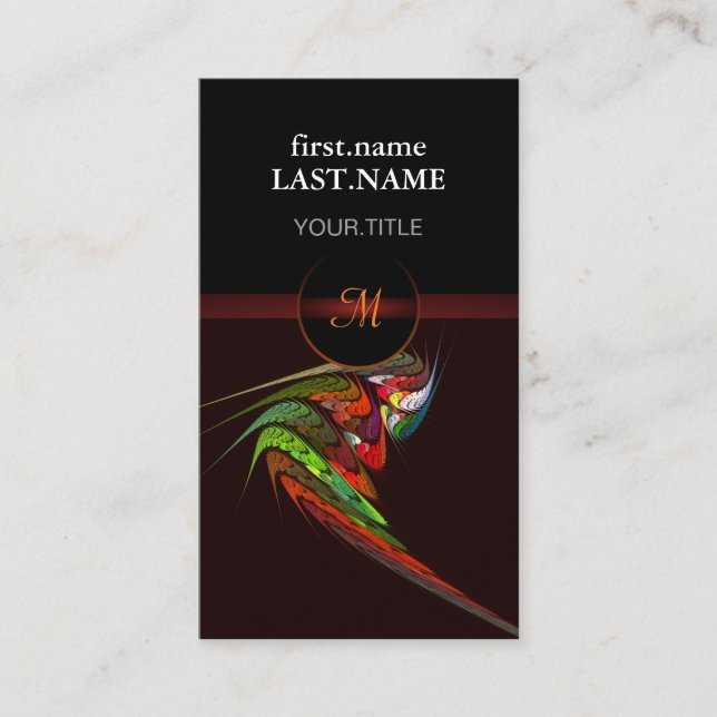 Beruflich Modernes Elegantes Cooles Chameleon Visitenkarte (Vorderseite)