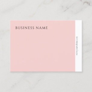 Beruflich Modernes Elegantes Rosa Minimalistisch Visitenkarte