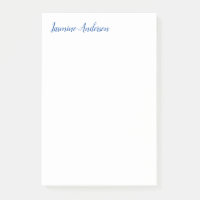 Beruflich Modernes Minimalistisches Blaues Weiß