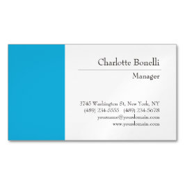 Beruflich Modernes Minimalistisches Schlicht Magnetische Visitenkarte