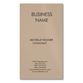 Beruflich Modernes Schlichtes Elegantes Minimalist Magnetische Visitenkarte