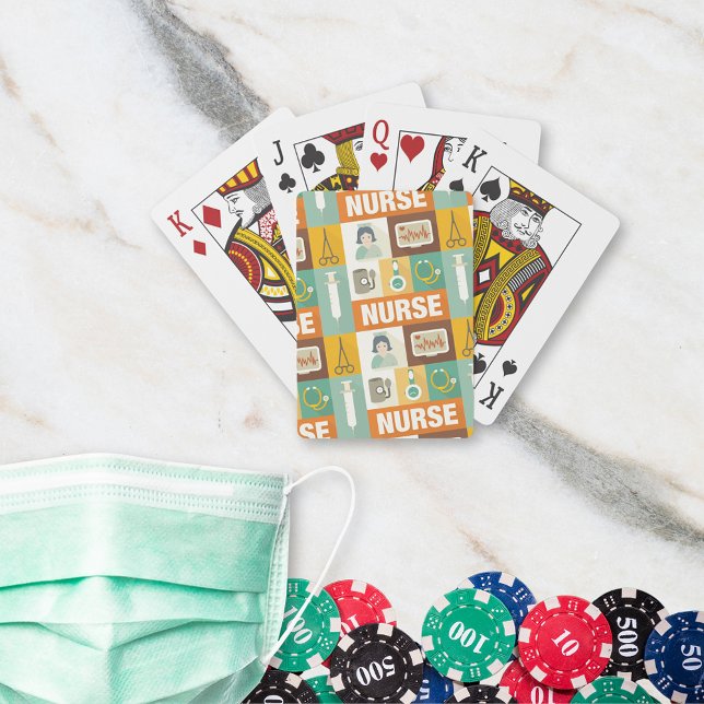 Beruflich Nurse Iconic entwickelt Spielkarten (Von Creator hochgeladen)