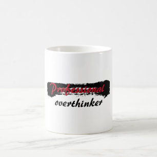 Beruflich Overthinker Kaffeetasse