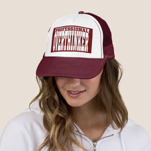 Beruflich Overthinker Truckerkappe (Beispiel)