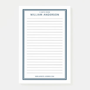 Beruflich Personalisiert Post-it Klebezettel