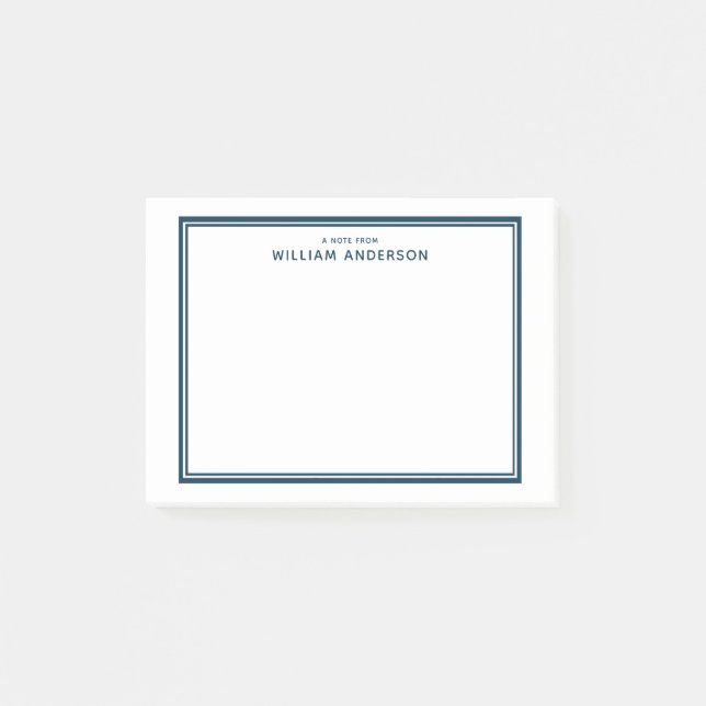 Beruflich Personalisiert Post-it Klebezettel (Vorderseite)