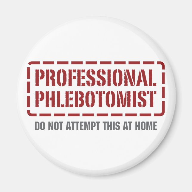 Beruflich Phlebotomist Magnet (Vorne)