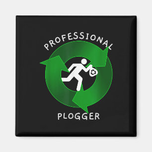 Beruflich Plogger - Jogger-Plogging-Umgebung Magnet