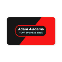 Beruflich (QR-Code) Modernes, helles Rot und Schwa