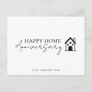 Beruflich Real Anwesen Happy Zuhause Jubiläum Postkarte