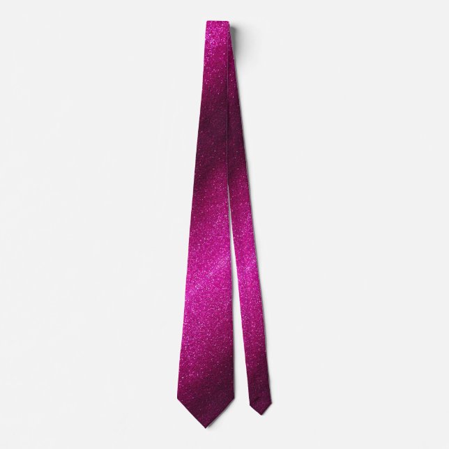 Beruflich Ruby Red Glitzer Ombre Glitzern Groom Krawatte (Vorderseite)