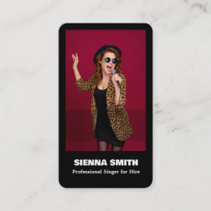 Beruflich Sänger Visitenkarte