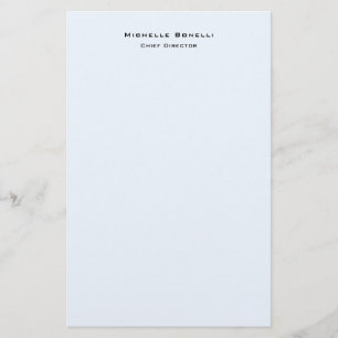 Beruflich Schlichte Moderne Minimalistische Alice  Briefpapier