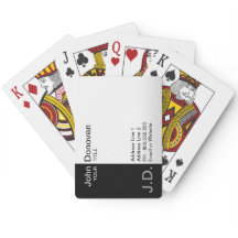 beruflich schwarz/weiß (mit Monogramm)