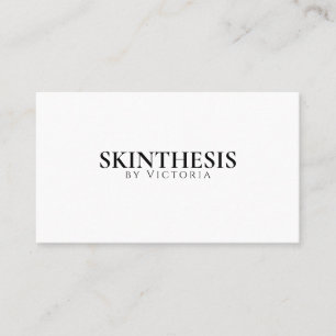 Beruflich Sleek Minimalistisch Luxus Hautpflege Visitenkarte
