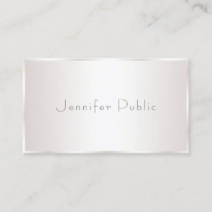 Beruflich Stilvolles modernes Design Elegante Glam Visitenkarte