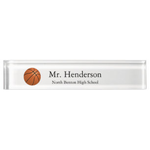 Beruflich Teacher Sports Namensplakette