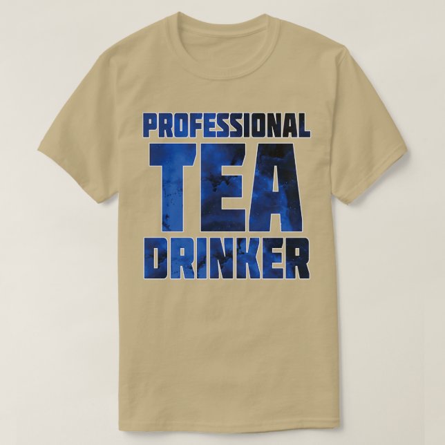Beruflich Tee Drinker blau (Design vorne)