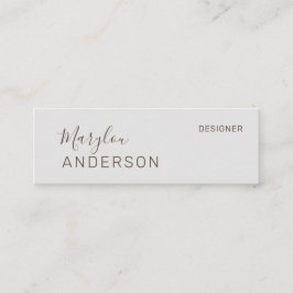 Beruflich - UNISEX Mini Visitenkarte