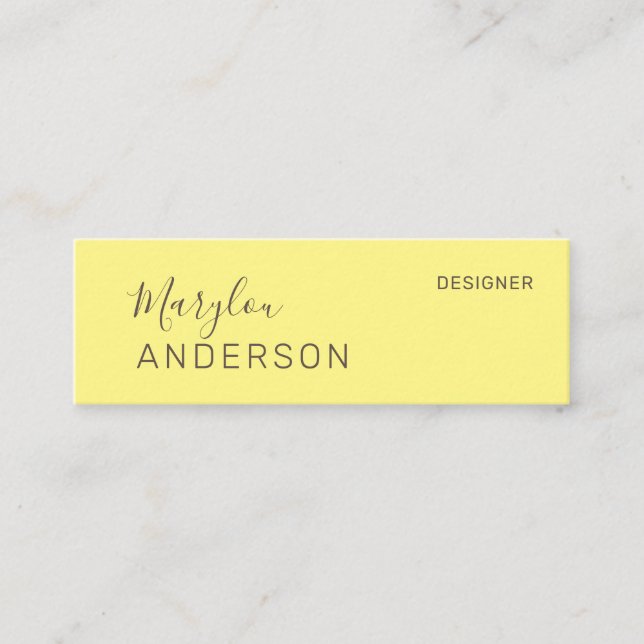 Beruflich - UNISEX Mini Visitenkarte (Vorderseite)