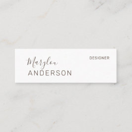 Beruflich - UNISEX Mini Visitenkarte