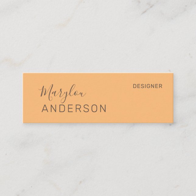 Beruflich - UNISEX Mini Visitenkarte (Vorderseite)