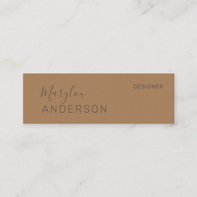 Beruflich - UNISEX Mini Visitenkarte (Vorderseite)