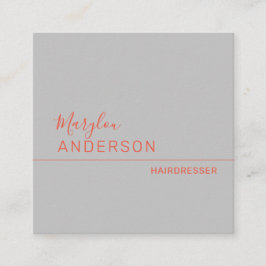 Beruflich - UNISEX Quadratische Visitenkarte