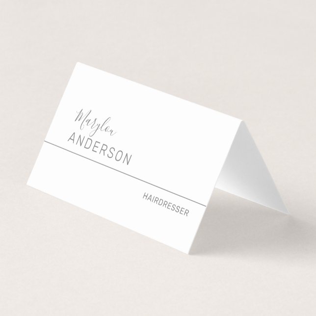 Beruflich - UNISEX Visitenkarten (Vorderseite)