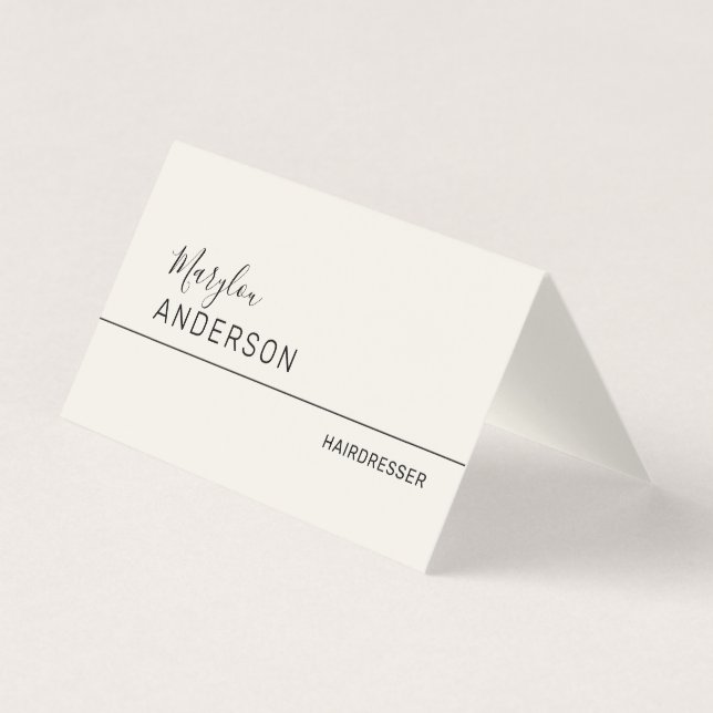 Beruflich - UNISEX Visitenkarten (Vorderseite)