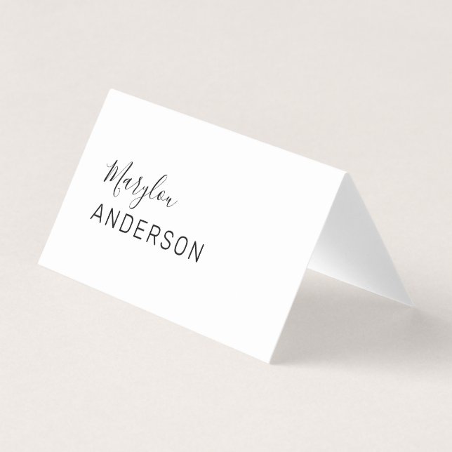 Beruflich - UNISEX Visitenkarten (Vorderseite)