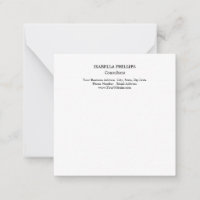 Beruflich-weiß Minimalistisch Schlicht kreativ