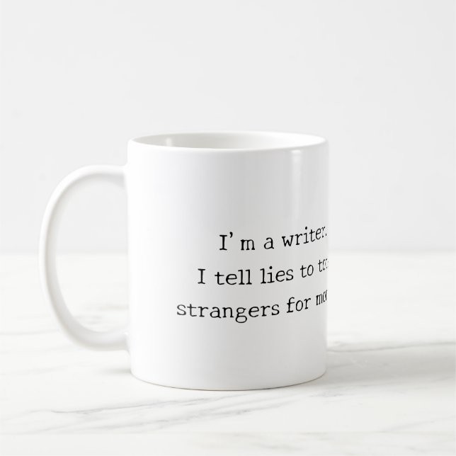 Beruflich Writer-Tasse Kaffeetasse (Links)