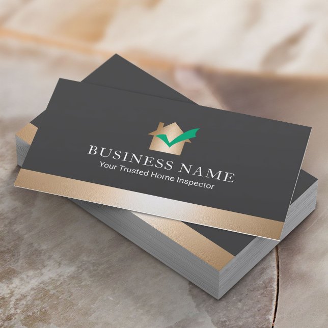 Beruflich Zuhause Real Anwesen Inspection Visitenkarte (Von Creator hochgeladen)