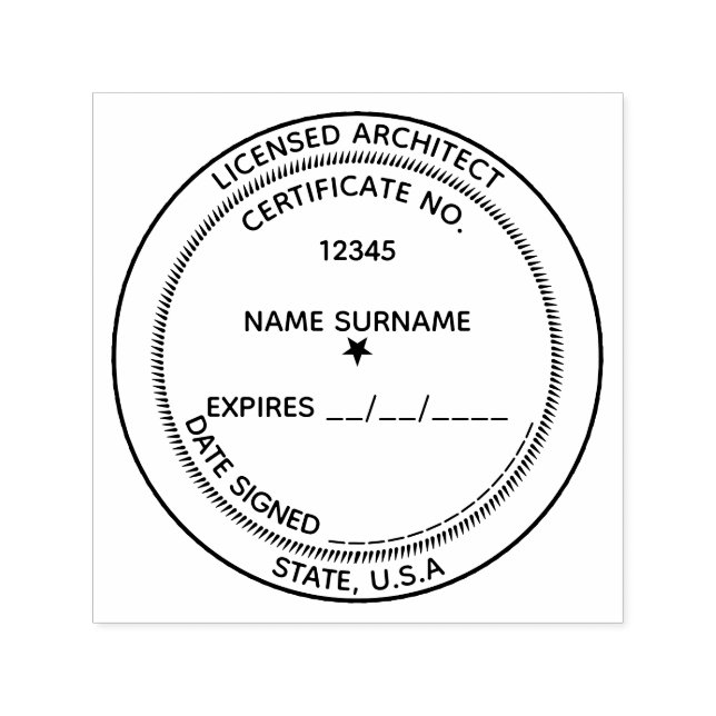 BERUFLICHE Ablaufplänen für den DIY-Architekten Permastempel (Design)