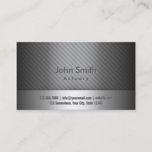 Berufliche Actuary Business Card Visitenkarte