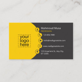 Berufliche arabische und englische Visitenkarten Visitenkarte