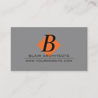 Berufliche Architektenkarte Visitenkarte